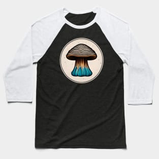 Mushroom Boho Cottagecore Aesthetic Baseball T-Shirt